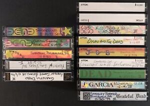 LOT OF 14 Cassettes -  Live  Grateful Dead JGB. Cassettes Sold As Blank Tapes