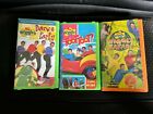 The Wiggles  2000 02 Original Cast VHS Tapes Dance Party Toot Toot Safari