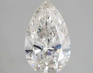 Lab-Created Diamond 3.50 Ct Pear H VS2 Quality Excellent Cut IGI Certified