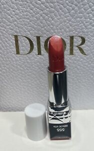 RARE Dior Rouge Lipstick# 555 Dolce Vita - Full Size - New + 1 Free Vial