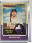 New Listing2024 Topps Heritage Kris Bryant Patch Relic 1/1 CCR-KB Colorado Rockies Numbered