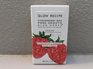 NEW Glow Recipe Strawberry BHA Pore-Smooth Blur Drops Full Size 1oz NIB