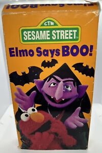Elmo Says Boo! by Sesame Street (VHS 1998)