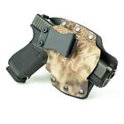 IWB Hybrid Holster, Kydex & Leather, KRYPTEK HIGHLANDER - for GLOCK Handguns