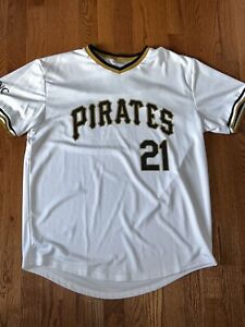 Roberto Clemente Pittsburgh Pirates Adult Large Jersey 9-17-23 SGA New