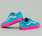 VANS Golf Wang Syndicate Old Skool Blue /Pink AUTHENTIC Size 9 & Golf Wang Book