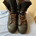 Chippewa boots 10.5 used mens leather Chip-A-Tex 10 1/2 Leather VIBRAM BLACK WOW