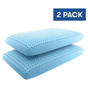 Cloud Comfort Memory Foam Bed Pillow, Standard, 2 Pack