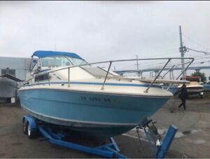 sea ray boat with trailer NO RESERVE