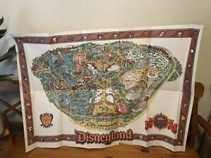 Vintage Walt Disney Disneyland Park Map 1987 Poster 42