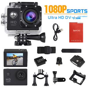 4K Waterproof Action Camera 20 MP Sport Recorder HD 1080P Camcorder Video 170°