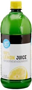 Amazon Brand -  100% Lemon Juice, 32 Fl Oz Bottle