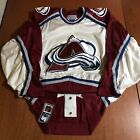 Starter Authentic Colorado Avalanche Mesh Inaugural NHL Jersey Vintage White 54