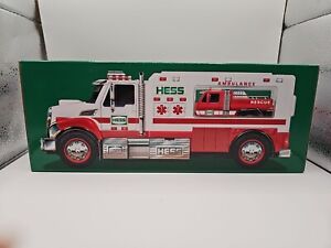 2020 Hess Toy Truck AMBULANCE and RESCUE truck - NEW IN BOX