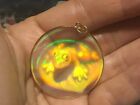 Vintage Solid 9ct Yellow Gold Frog Hologram Pendant NEW