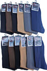 12 Pairs Lot Knocker Men's Ribbed Dress Socks Multi-color Size 10-13