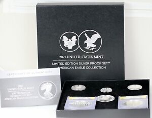 2021 U.S. Mint Limited Edition Silver Proof Set American Eagle Collection PF70