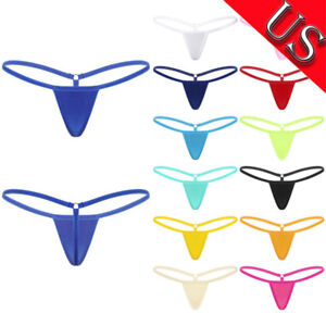 US Womens Micro Thong Bikini Extreme Low Rise Sexy Tangas G-String Underwear