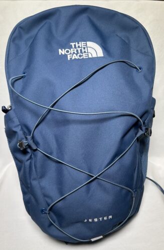 The North Face Jester Commuter Laptop Backpack Shady Blue TNF White One Size