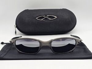 OAKLEY Juliet X Metal Sunglasses Iridium Mirror Lenses Made in U.S.A. W/ Case