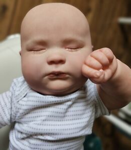 New ListingRealborn 3 Month Joseph Asleep Reborn Baby, artist LittleBittyDolls