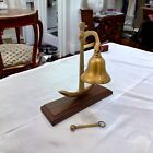 Brass Aluminium Table Bell with Antique Finish: Timeless Elegance - Vintage
