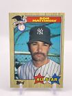 1987 Topps #606 Don Mattingly Yankees AS