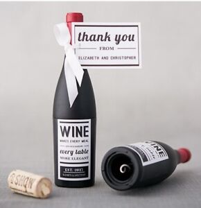 New-Wine Bottle Shaped Corkscrew Bottle Opener Party Favors Guest Gift Wedding