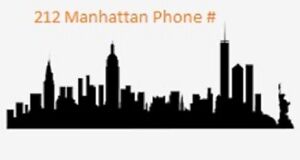 SALE -Consecutive / Contiguous  (212) Area Code Numbers - MANHATTAN 212-812-17XX