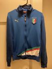 Puma Men’s Italia Jacket Blue/White Size S Italy