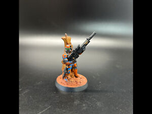 Warhammer 40k Vindicare Assassin! - Orange/Blue Desert Camo - Painted Well -