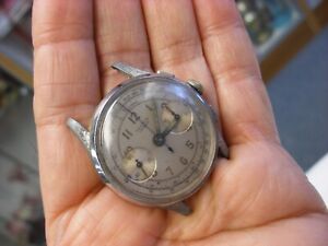 Vintage Gloria Geneve Men's Chronograph Type Watch - Not Working!
