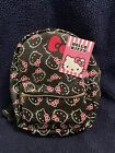 🎒 Sanrio Hello Kitty Mini Small 10.5 inch Backpack Black