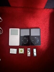 Apple IPods Lot of 7 Various Models AS IS UNTESTED