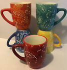Set of 5 Laurie Gates Ware Coffee Mugs Cups