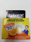 Airborne Vitamin C Immune Support Supplement Tablets Zesty Orange 20 Ct Exp 2/25