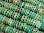 Quality ROYAL BEAUTY TURQUOISE 8mm Disc Rondel BEADS 16