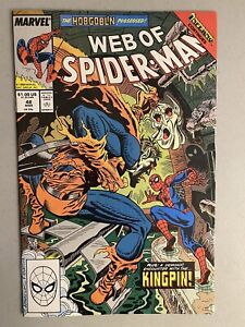 Web of Spider-Man 48, VF 8.0, Marvel 1989, 1st Demogoblin, Kingpin