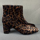 Torrid Ankle Boots Womens Size 13 Animal Print Square Toe Block Heel Bootie
