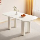 Modern Rectangle Dining Table  White Kitchen Table For 6 Dining Room Table 62.99