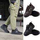 FitVille Men's Extra Wide Work Safety Shoes Composite Steel Toe Slip Resistant