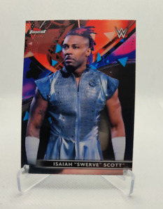 2021 Topps Finest WWE Base #86 Isaiah Swerve Scott wrestling card