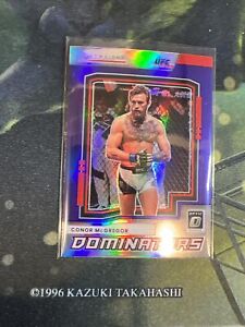Conor McGregor 2022 Donruss Optic UFC Dominators Purple Prizm SP