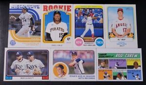 2022 Topps Heritage High Number INSERTS with Rookies You Pick the Card