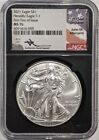 2021 American Silver Eagle T1 NGC MS70 - First Day of Issue John Mercanti 6059