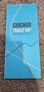1965 Chicago Transit Map CTA El L Bus Trains