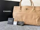 CHANEL Executive tote Tote Bag Leather Used 230426T