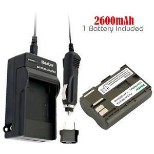 Kastar 1 Battery & Charger kit for Canon BP-511 BP-511A BP511 BP511A CB-5L