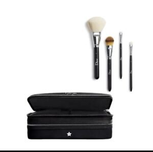 DIOR Exclusive Makeup Brush Set in Vanity Case 5-Piece Set NEW!