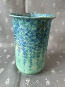 New ListingVintage Antique English Art Deco Ceramic Drip Vase - Trentham or Beswick
